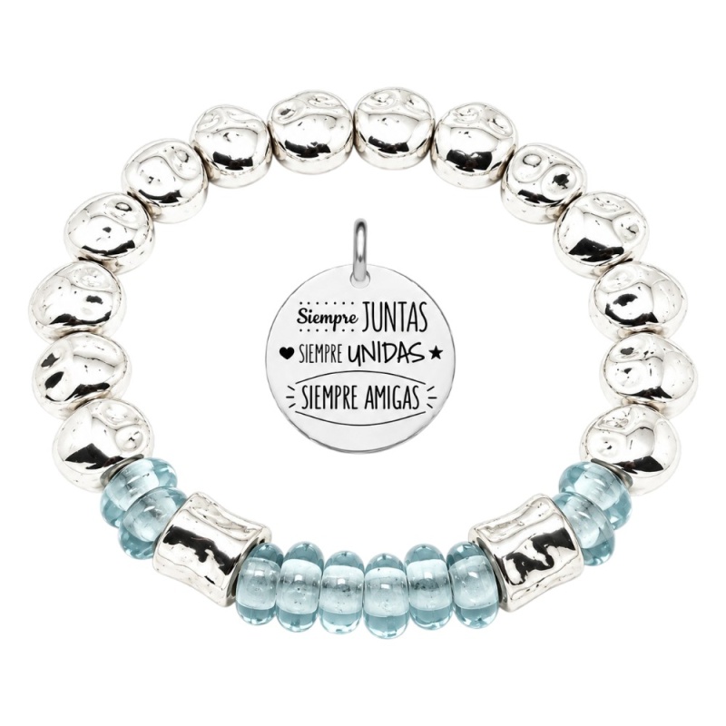 PULSERA PERSONALIZADA ZAMAK AZUL O ROSA
