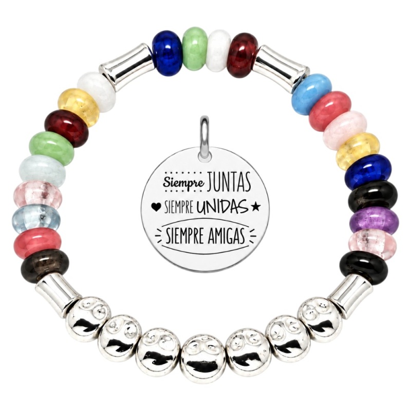 PULSERA PERSONALIZADA ZAMAK MULTICOLORES
