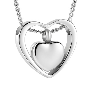 COLGANTE CREMATORIO CORAZÓN CENIZAS