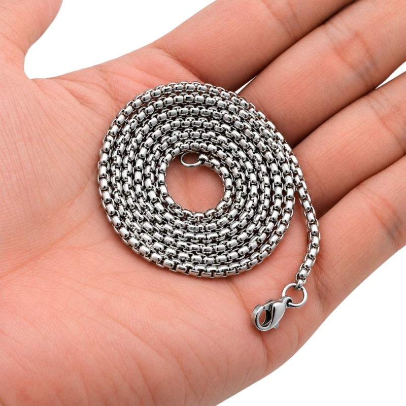 CORDÓN ROLO FINO ACERO INOX