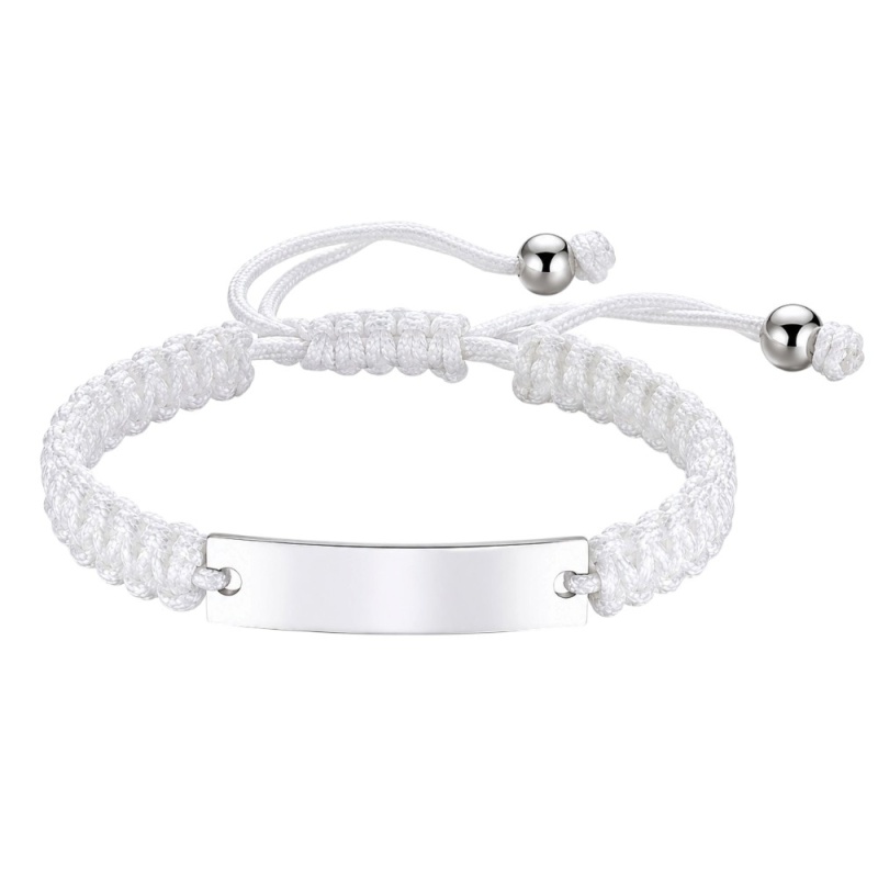 ESCLAVA MACRAMÉ CHAPA ACERO