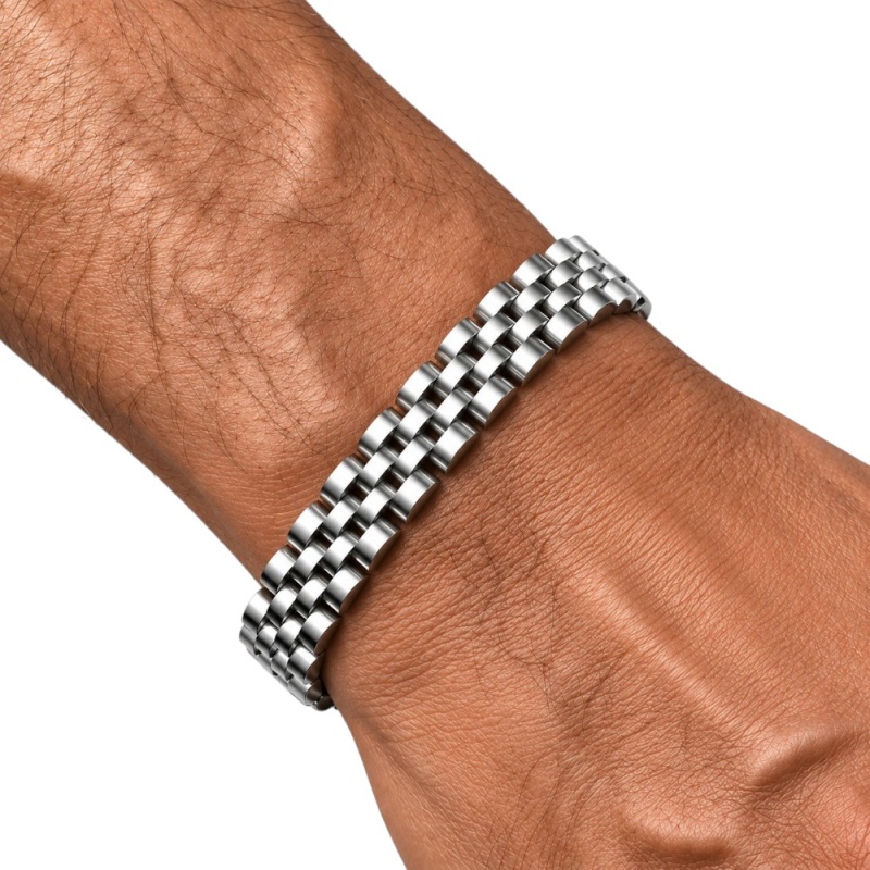 PULSERA MALLA FLEXIBLE ACERO