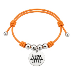 PULSERA PERSONALIZADA CORDÓN ELÁSTICO VARIOS COLORES