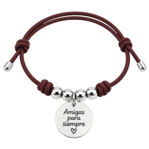PULSERA PERSONALIZADA CORDÓN ELÁSTICO VARIOS COLORES