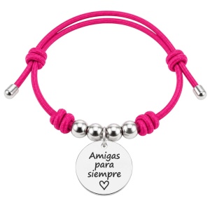 PULSERA PERSONALIZADA CORDÓN ELÁSTICO VARIOS COLORES