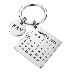 LLAVERO CON CALENDARIO PERSONALIZADO