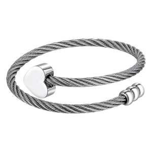 pulsera corazón para guardar cenizas