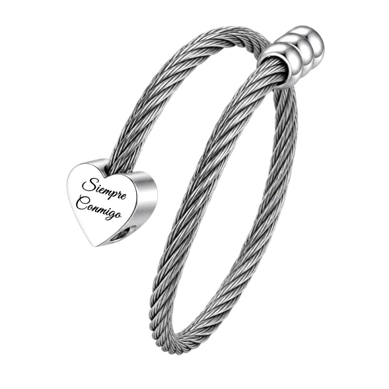 PULSERA CREMATORIA PERSONALIZADA PARA CENIZAS