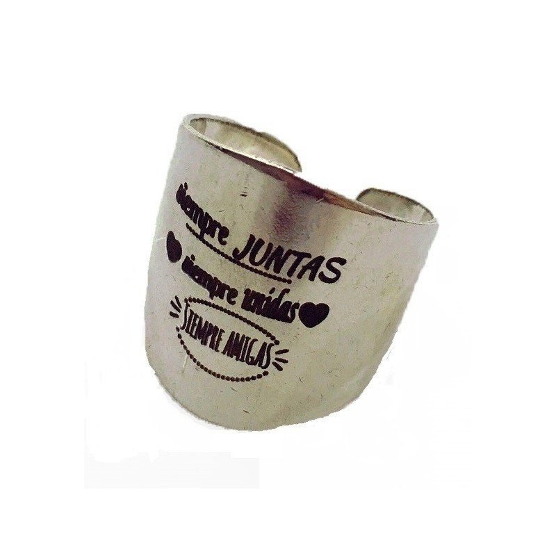 ANILLO ANCHO PERSONALIZADO Y AJUSTABLE
