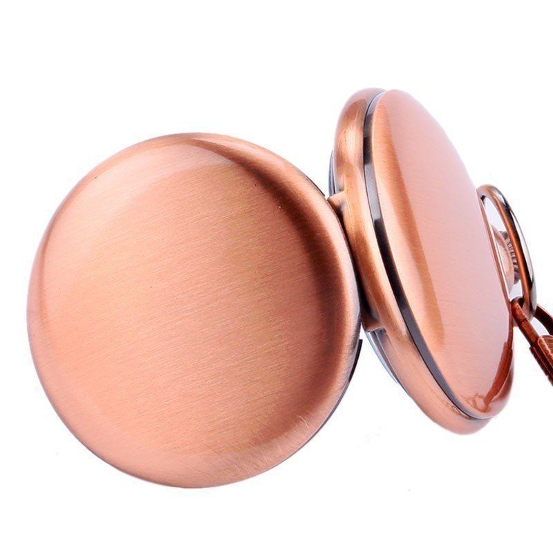 RELOJ DE BOLSILLO PERSONALIZADO COBRE SATINADO