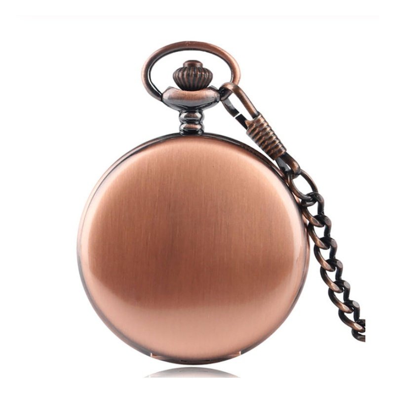 RELOJ DE BOLSILLO PERSONALIZADO COBRE SATINADO