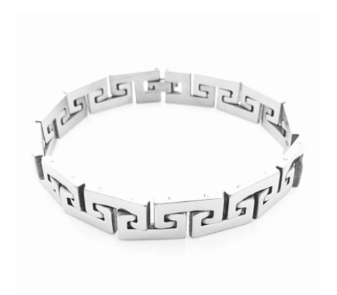 PULSERA CABALLERO ACERO MACIZO ESTILO CADENA DE BICICLETA