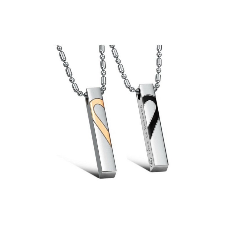 PAREJA DE COLGANTES LARGOS CORAZÓN