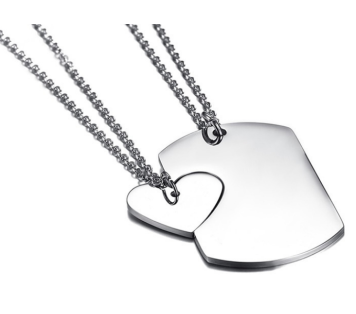 DÚO DE COLGANTES ENCAJABLES, AMOR, IDEAL PAREJA, PARA ÉL Y PARA ELLA (