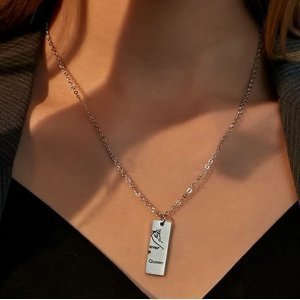 DÚO DE COLGANTES ENCAJABLES, AMOR, IDEAL PAREJA, PARA ÉL Y PARA ELLA (ACERO)