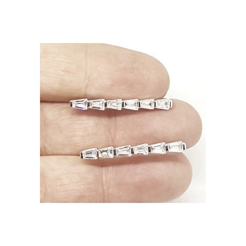 PENDIENTES TREPADORES PLATA DE 1ª LEY