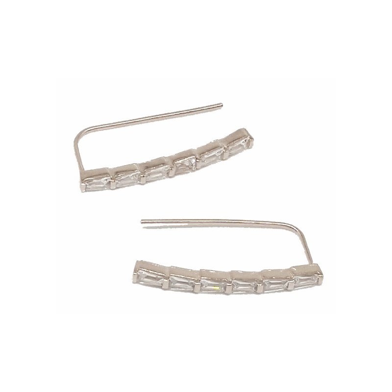 PENDIENTES TREPADORES PLATA DE 1ª LEY