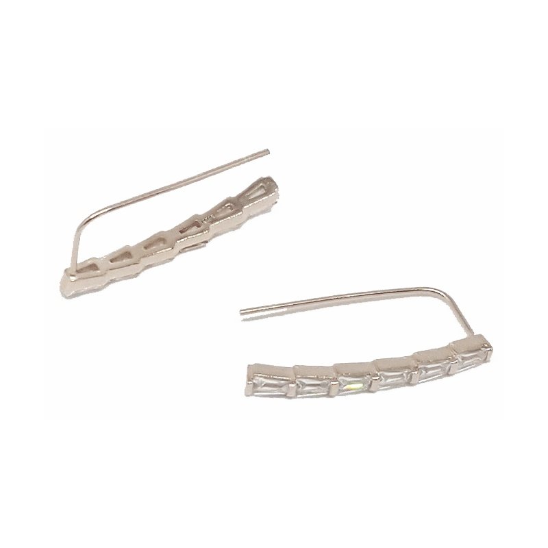 PENDIENTES TREPADORES PLATA DE 1ª LEY