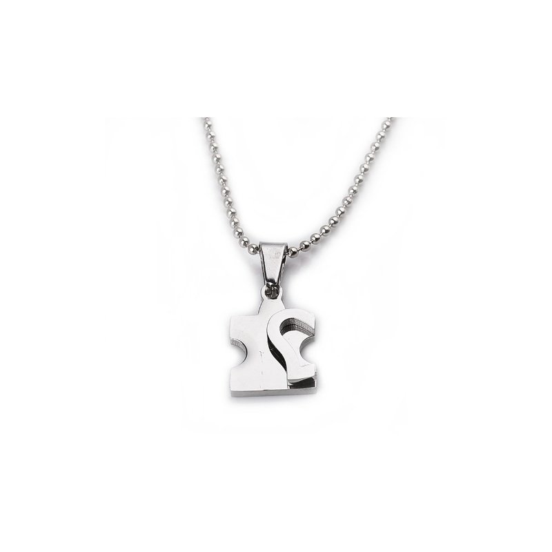 DÚO DE COLGANTES PUZZLE, AMOR, IDEAL PAREJA, PARA ÉL Y PARA ELLA