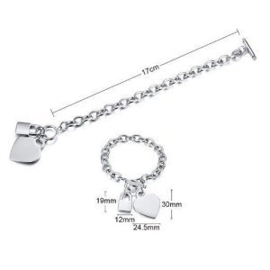 PULSERA PERSONALIZADA PARA MAMÁS, PERLAS Y ACERO