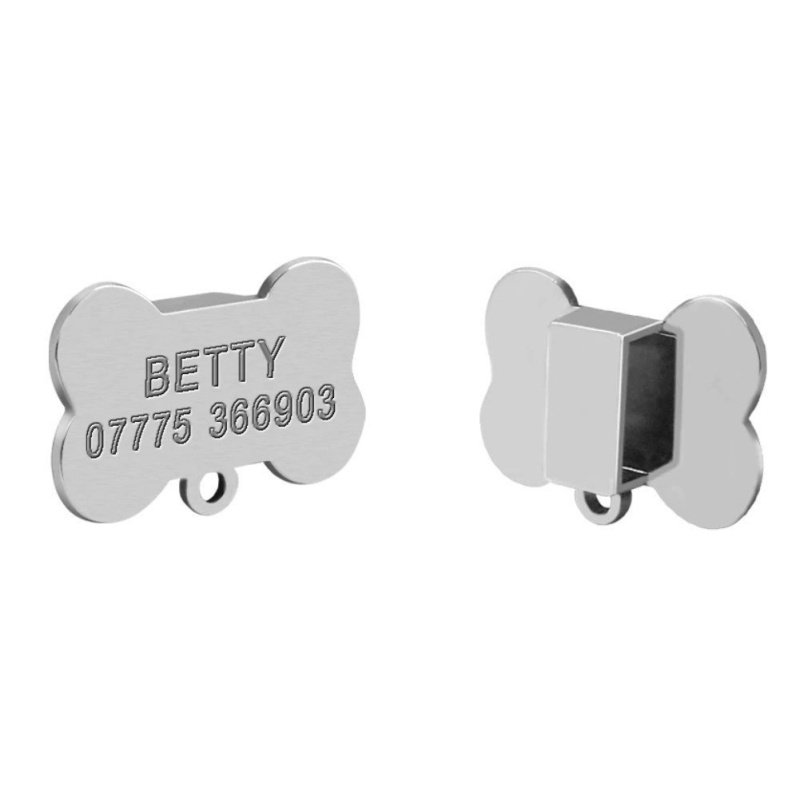 COLLAR PARA PERRO CON HUESO PERSONALIZADO