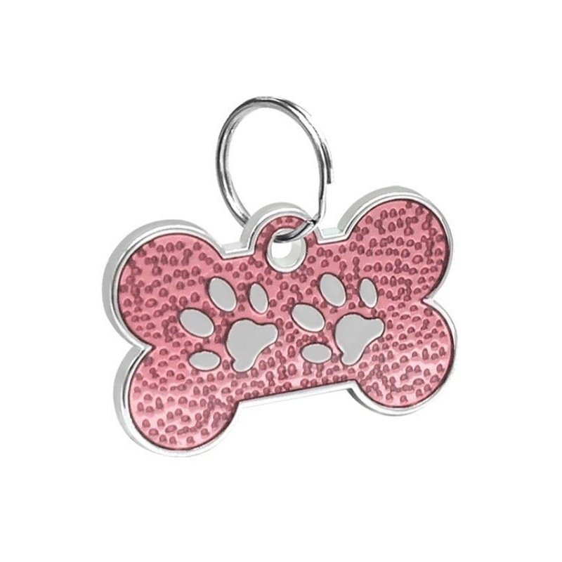 COLGANTE PLACA HUESO, MASCOTA, PARA GRABAR