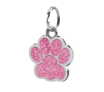 COLGANTE PLACA HUELLA MASCOTA PARA GRABAR