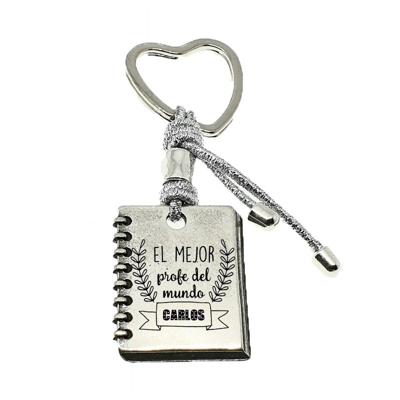 LLAVERO "LIBRETA" PERSONALIZADA PARA PROFES