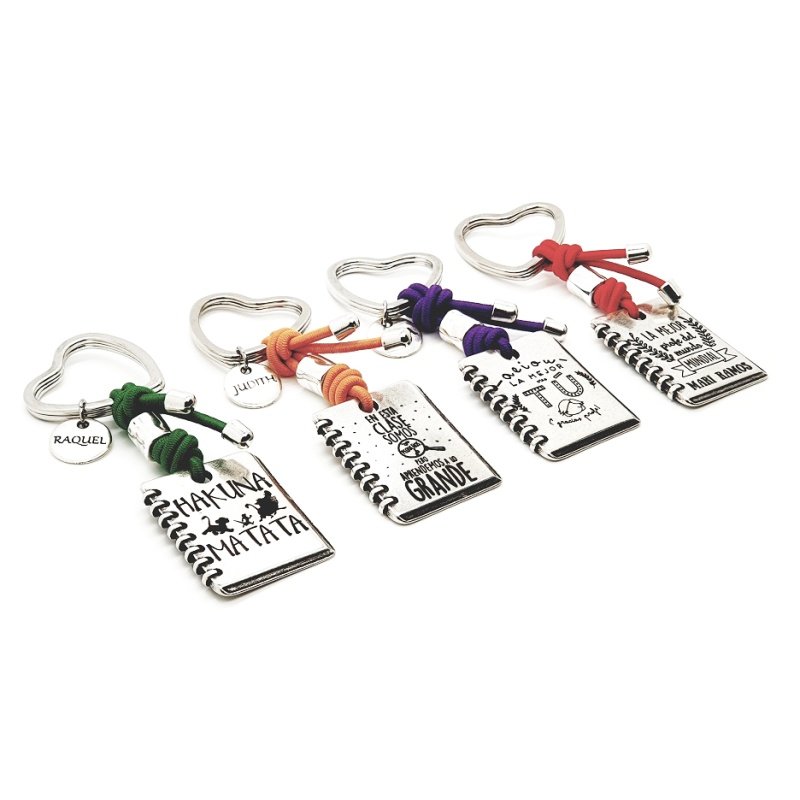 LLAVERO "LIBRETA" PERSONALIZADA PARA PROFES