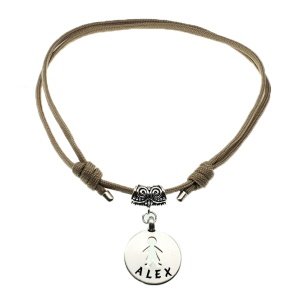 COLLAR CHAPA NIÑO O NIÑA PERSONALIZADA CON NOMBRE