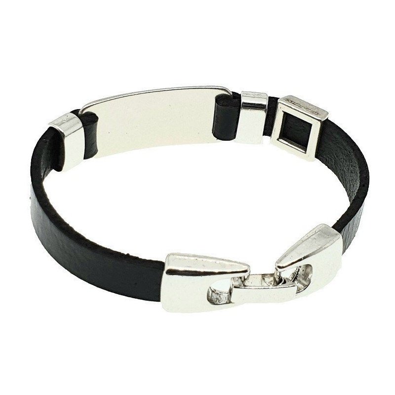 ESCLAVA DE CUERO NACIONAL Y ZAMAK (SE GRABA)