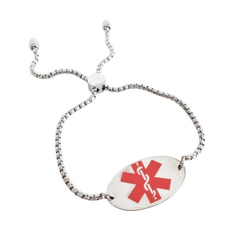 PULSERA ALERTA MÉDICA MUJER AJUSTABLE