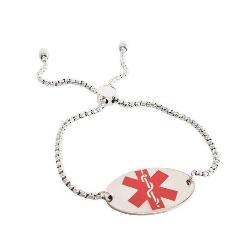 PULSERA ALERTA MÉDICA MUJER AJUSTABLE