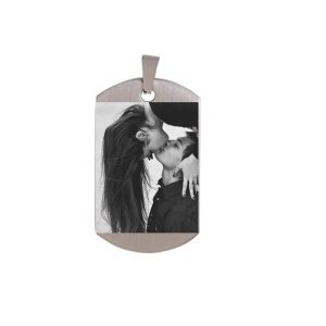 CHAPA ACERO MATE PERSONALIZADA