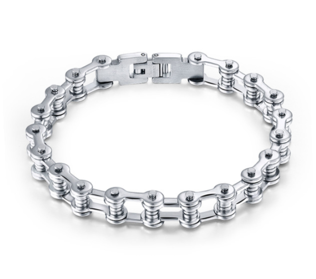 PULSERA ACERO INOX CADENA BICICLETA PULSERA ACERO INOX CADENA BICICLETA