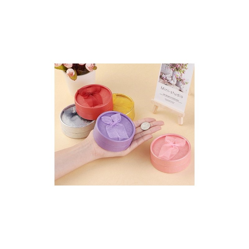 CAJA REGALO REDONDA PARA JOYAS