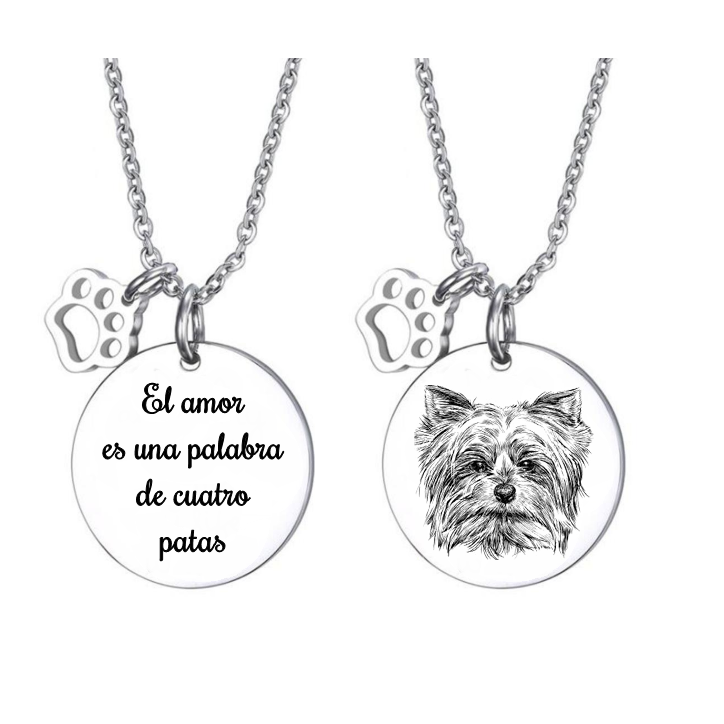 COLGANTE MASCOTAS PERSONALIZADO