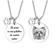 COLGANTE O LLAVERO MASCOTAS PERSONALIZADO CON FOTO COLGANTE O LLAVERO MASCOTAS PERSONALIZADO CON FOTO