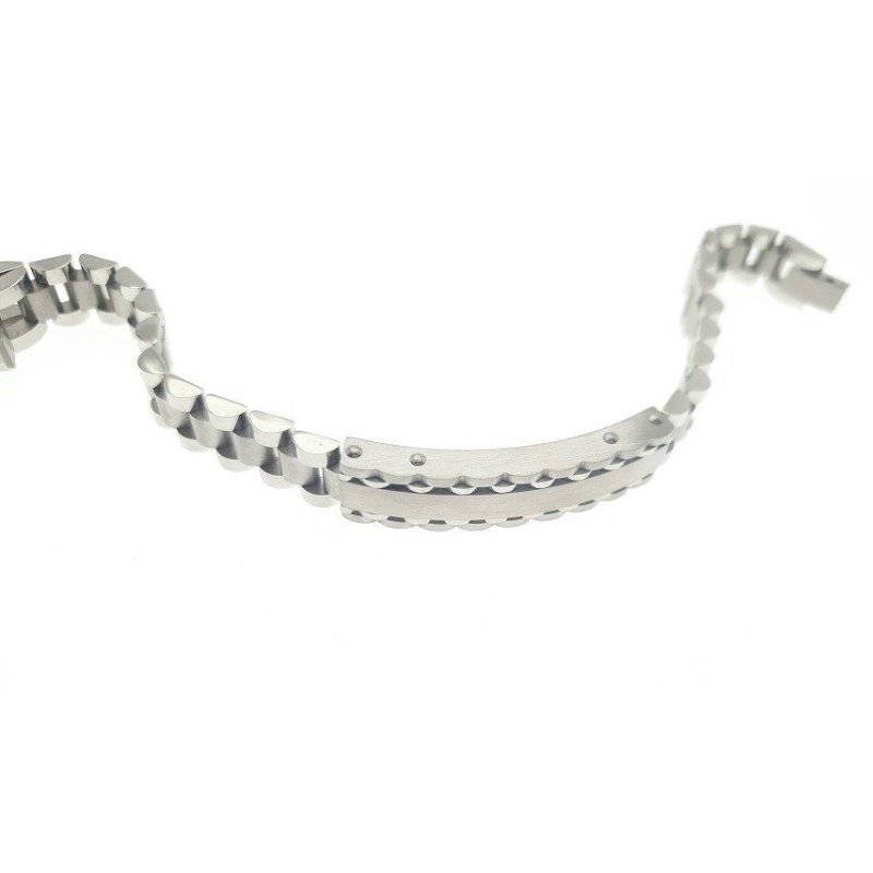 ESCLAVA MACIZA DE DISEÑO EN ACERO INOXIDABLE