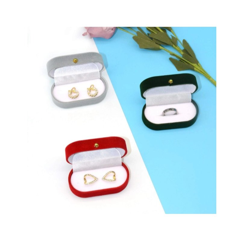 CAJA REGALO TERCIOPELO PARA GEMELOS O ALIANZAS