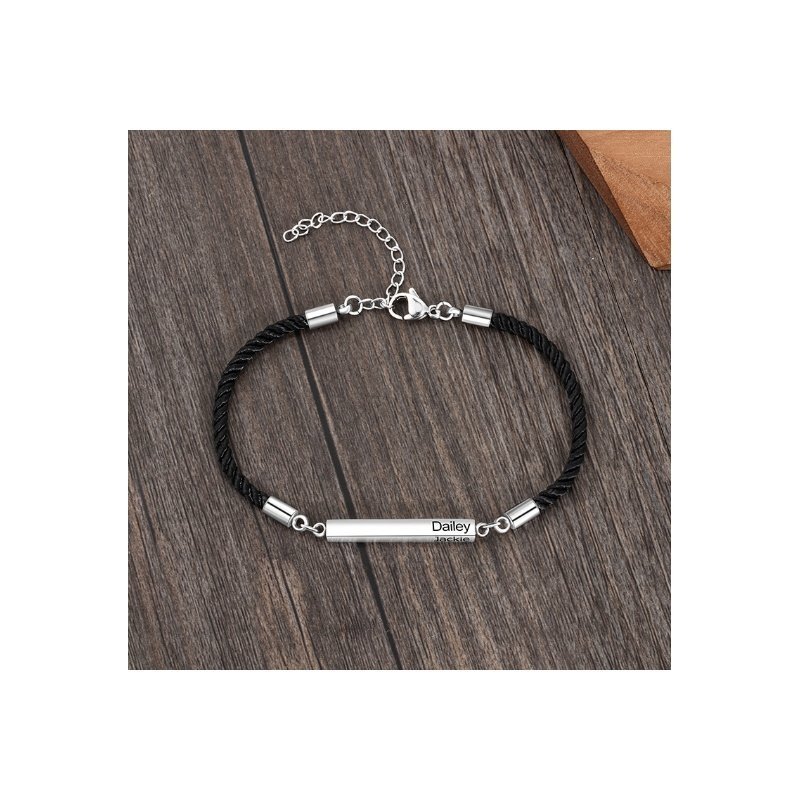 PULSERA BARRA PERSONALIZADA, DOS COLORES