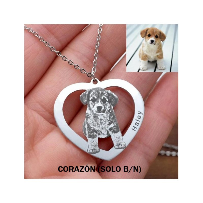 COLGANTE FOTO MASCOTAS PERSONALIZADO