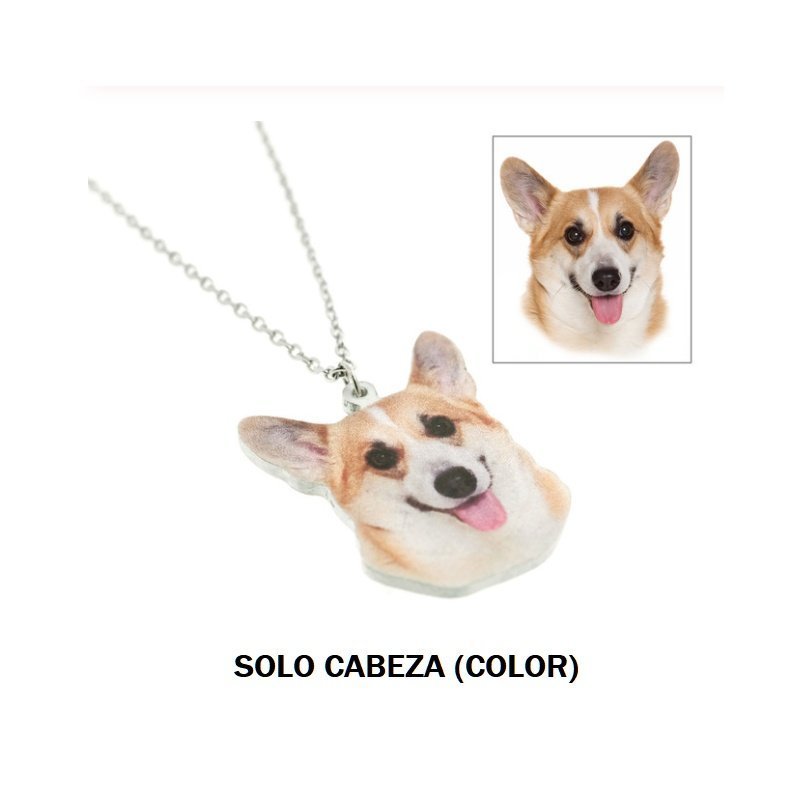 COLGANTE FOTO MASCOTAS PERSONALIZADO