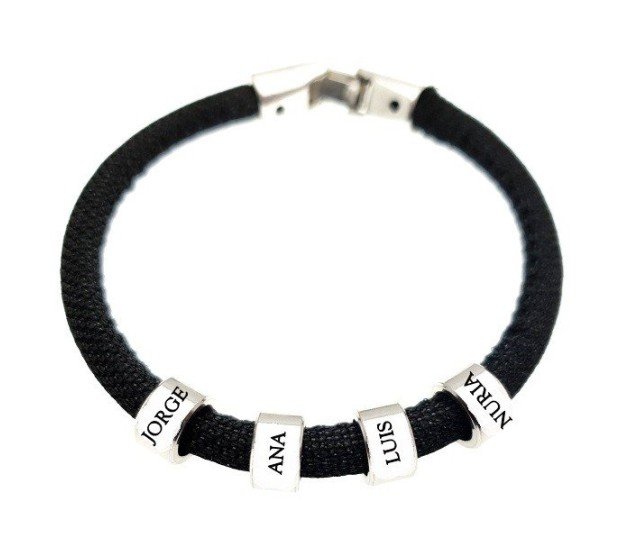 PULSERA PERSONALIZADA ENTREPIEZAS PADRES, MADRES, FAMILIA PULSERA PERSONALIZADA ENTREPIEZAS PADRES, MADRES, FAMILIA