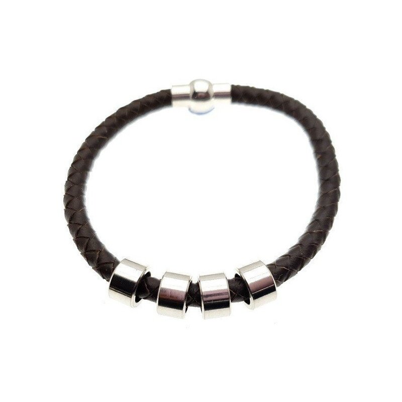 PULSERA CON ENTREPIEZAS PERSONALIZADAS PARA PADRES, MADRES, FAMILIA