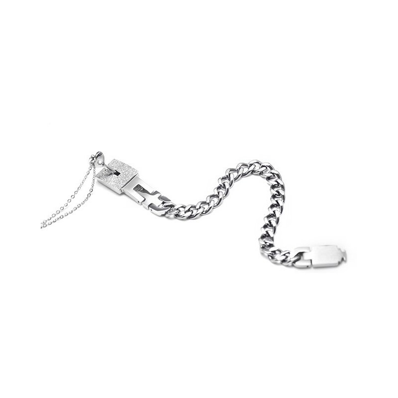 PULSERA CANDADO + COLGANTE LLAVE, IDEAL PAREJAS