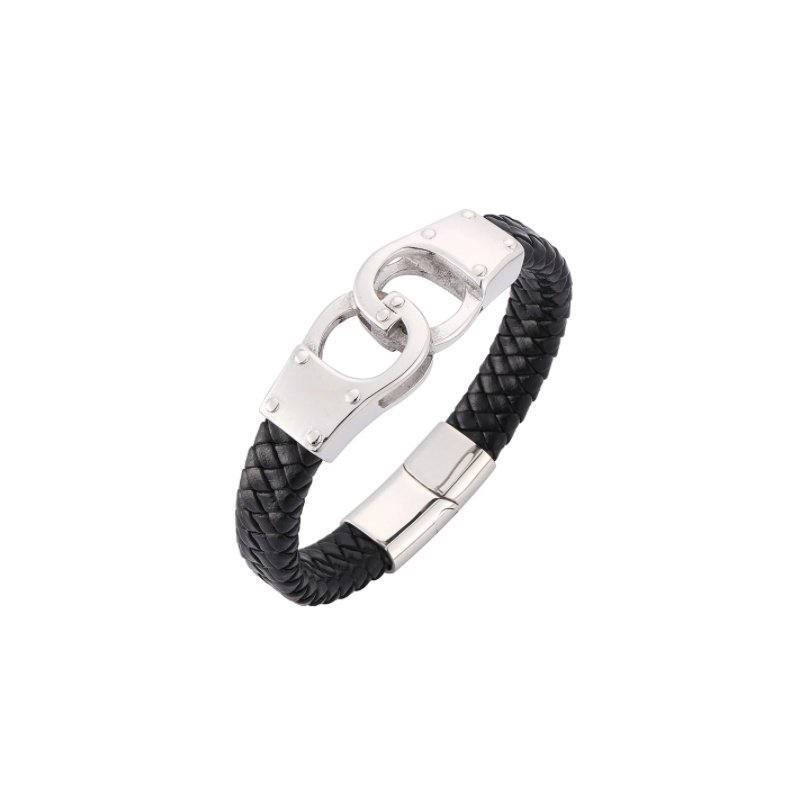 PULSERA CUERO ESPOSAS  (SE GRABA)