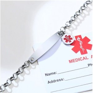 PULSERA ALERTA MÉDICA MUJER