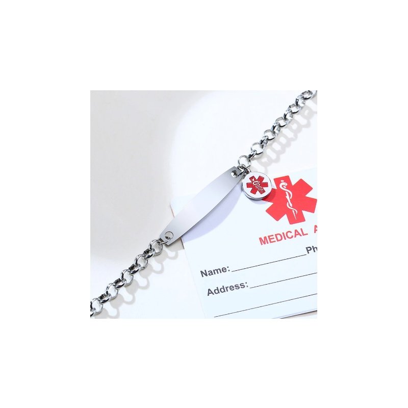 PULSERA ALERTA MÉDICA MUJER