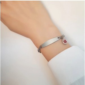 PULSERA ALERTA MÉDICA MUJER